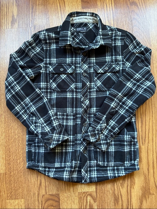O'Neill Other - O’Neill Black & White Plaid Button-Up Flannel Shirt